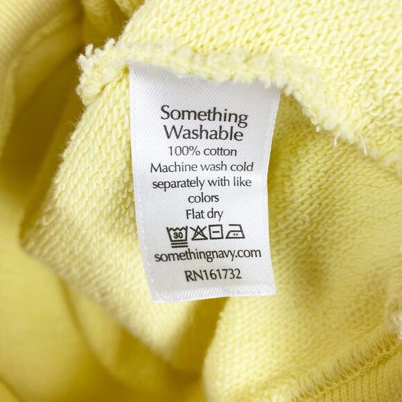 Something Navy Ombre Yellow Something To Smile In Sweatshirt Womens Size Small - Picture 7 of 11